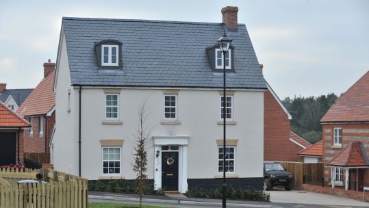 A-service-married-quarters-house-MOD-housing-development-in-Wiltshire-Canadian-