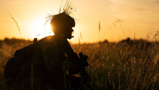 A soldier taking part in Exercise LEGION ATTACK in July 2020 while on Operation CABRIT 45167306 SFW Picture Crown Copyright