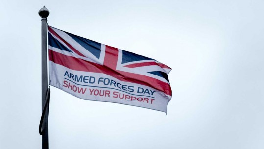 Armed Forces Day Flag Raise Launches Week Long Celebrations