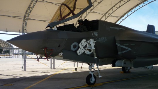 F-35 fighter jet pilot