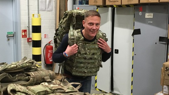 Corrie Star Turns Sapper On Salisbury Plain