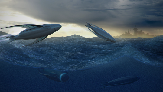 Royal Navy Submarine Concept Waves