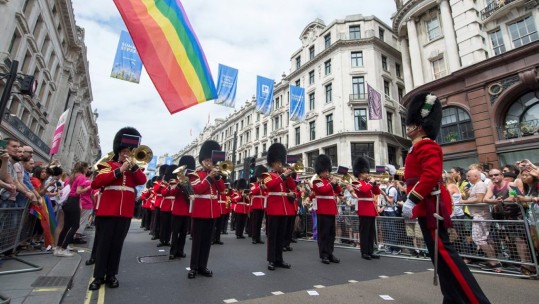Welsh Guards Gay Pride London 