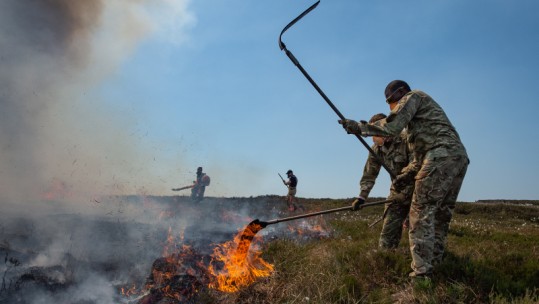 Saddleworth Moor fire 4th Battalion, Royal Regiment of Scotland