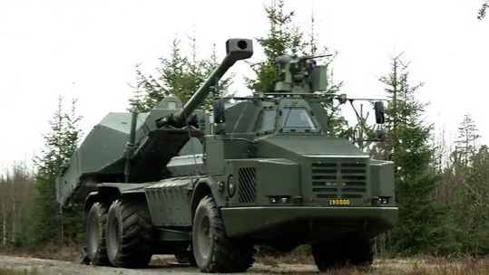 The Archer Artillery System was designed by BAE Systems and can fire three high powered shells in 40 seconds
