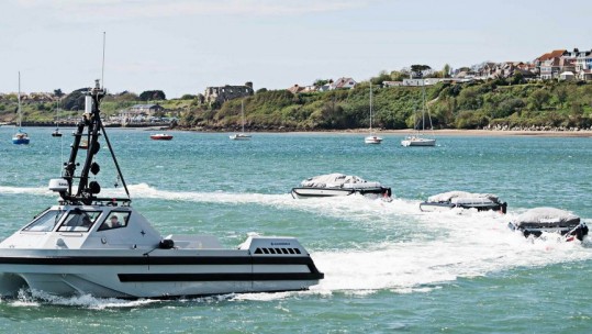 ATLAS Remote Combined Influence Minesweeping System to Royal Navy - Crown copyright