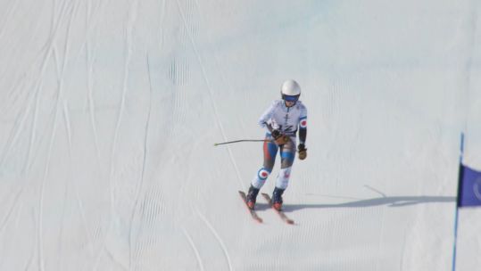 Abby Christen competes in alpine skiing at Meribel CREDIT BFBS DATE 19022025.jpg 
