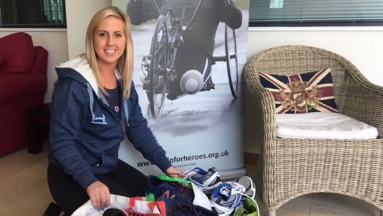 Abigail Richardson from Help For Heroes in Catterick