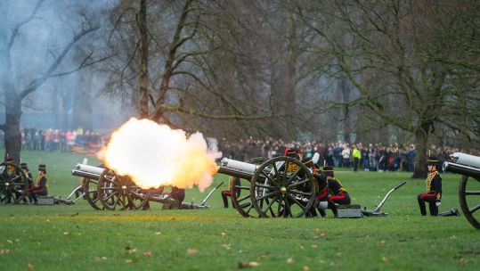 Accession Gun Salute 