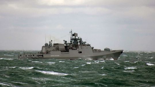 Admiral Grigorovich as seen from HMS Richmond