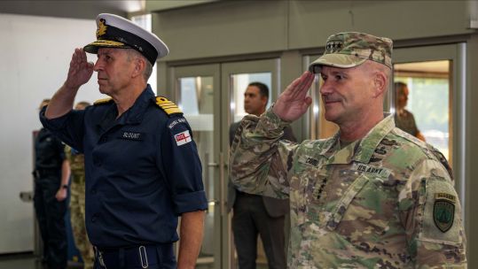 Admiral Sir Keith Blount, Nato's the new Deputy Supreme Allied Commander Europe