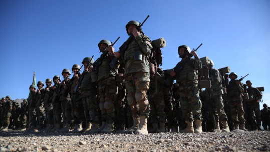 Afghan Army Prepare to protect polling stations Credit PA Images 171018