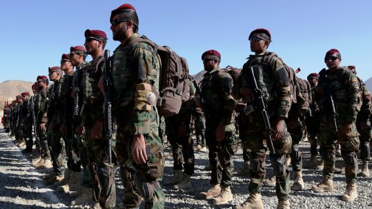 Afghan Special Forces Graduation Ceremony In Kabul Afghanistan 091116 CREDIT Rahmat Alizadah, Xinhua, Alamy Live News