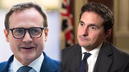 Tom Tugendhat (l) and Johnny Mercer (Picture: Zuma Press Inc/Alamy Stock Photo).