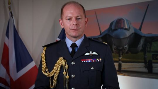 Air Chief Marshal Sir Mike Wigston Chief of the Air Staff.