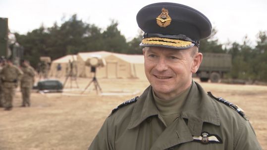 Air Chief Marshal Sir Mike Wigston Integrated Review Interview 19032021 CREDIT BFBS