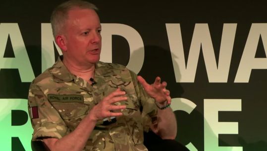 Air Chief Marshal Sir Richard Knighton Royal United Services Institute's Land Warfare Conference 250626 CREDIT RUSI