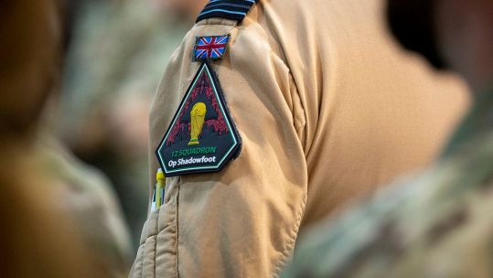 12 Squadron is the joint UK-Qatar Typhoon squadron formed at RAF Coningsby (Picture: MOD).