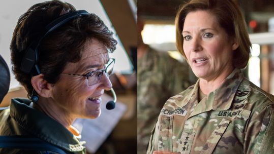 Cover image: US Air Force General Jacqueline Van Ovost (left) and Lieutenant General Laura Richardson (right) (Picture: US Department of Defense). 