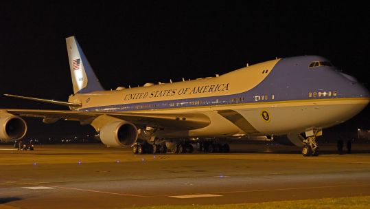 Air Force One at RAF Mildenhall