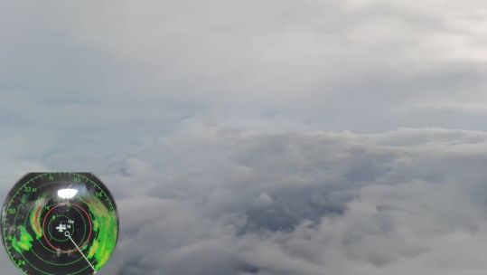Air Force Reserve Hurricane Hunters Fly in Hurricane Fiona's Center 220922 CREDIT Hurricane Hunters Twitter