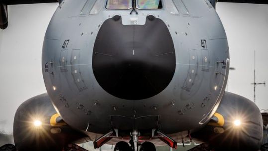 ACover image: Library image of an RAF A400M Atlas (Picture: MOD).