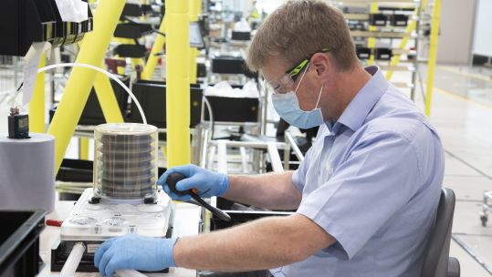 Airbus employees at AMRC Cmyru helping make ventilators to tackle Coronavirus