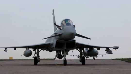 Aircraft about to take off
