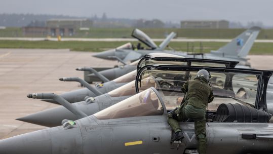Aircraft at RAF Lossiemouth preparing to take part in NATO's Exercise Formidable Shield