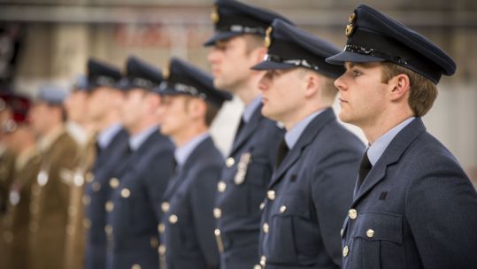 Aircrew graduate from RAF Shawbury (Picture: MOD).