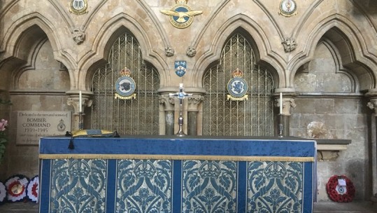 Lincoln Cathedral Airmen's Chapel altar
