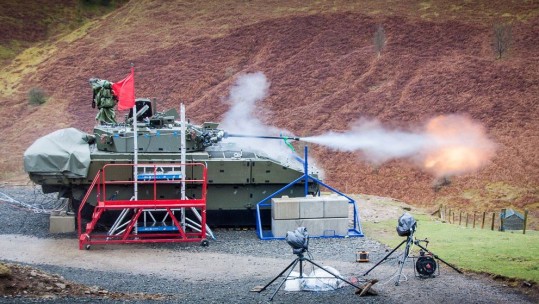 First Live Fire For British Army&#039;s Ajax