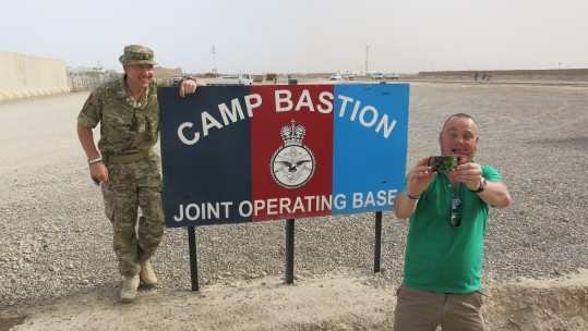 Al Murray In Afghanistan With CSE 