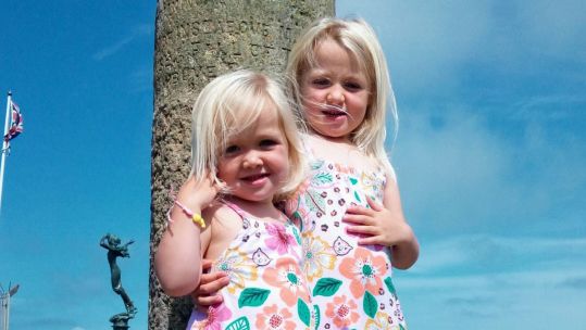 Alice and Isla Hay. Credit Paul Hay