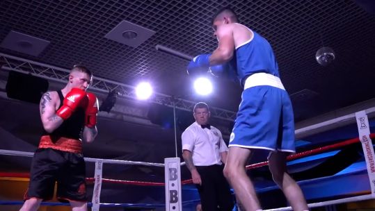 Amateur Scottish boxers face off against Navy talent at HMNB Clyde