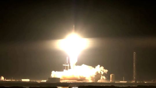 The United States launched the X-37B spaceplane into orbit mounted on top of a SpaceX Falcon Heavy rocket (Picture: NASA).