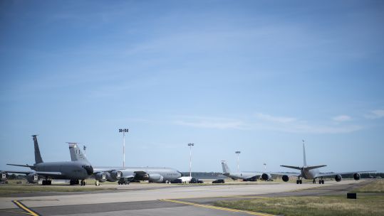 Cover Image: USAF KC-135 Stratotankers at RAF Mildenhall in August 2019 (Picture: US Department of Defense).