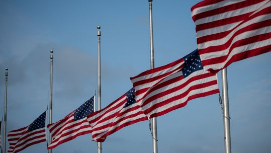 American flags