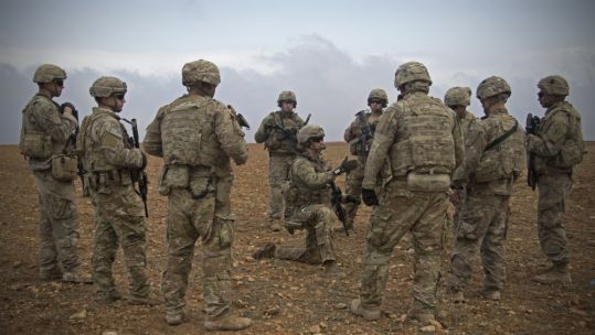 American soldiers in Syria