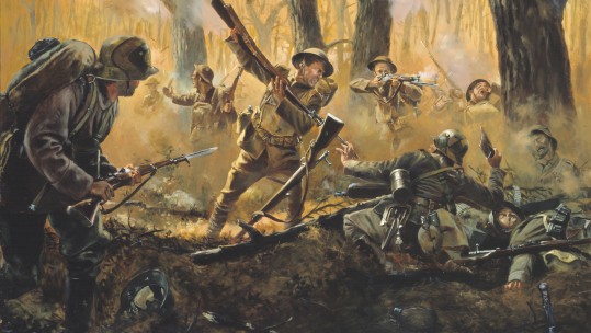 Americans_in_Champagne-Marne_offensive by Don Troiani