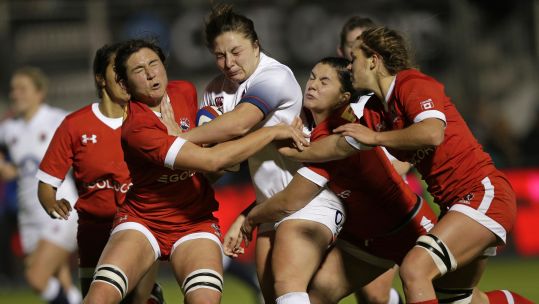 Amy Cokayne for England vs Canada