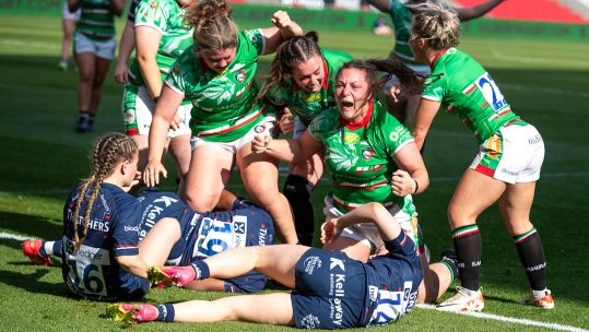 Amy Cokayne scores Leicester Tigers try CREDIT Neil Kennedy DATE 19052024.jpg 