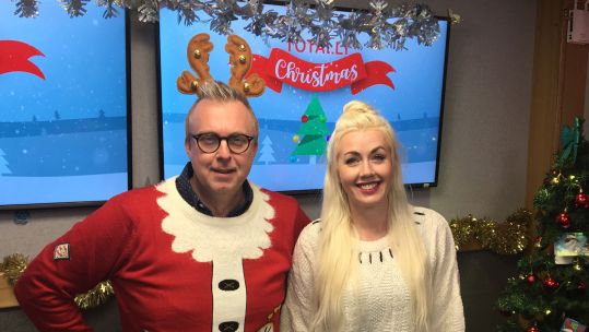 Amy Casey Warren Moore Forces Radio BFBS Totally Christmas Studio 2 Festive Live Simulcast BFBS TV