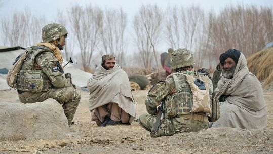 Afghan interpreters provided vital assistance to British troops in Helmand province