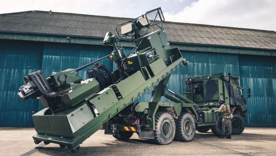 An image of the Terrahawk Paladin defence platform for Ukraine (Picture: MOD).