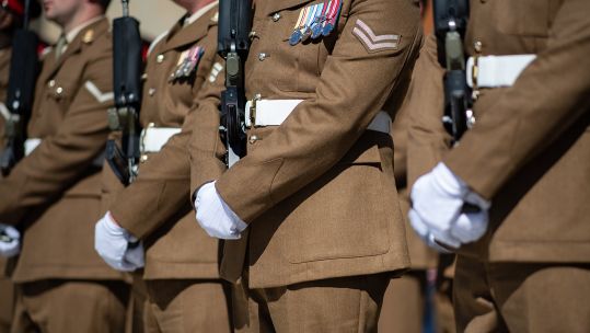 The Army Reserve's health and numbers have been described as poor and in decline, according to an independent review (Picture: PA)