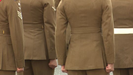Anonymous Army troops