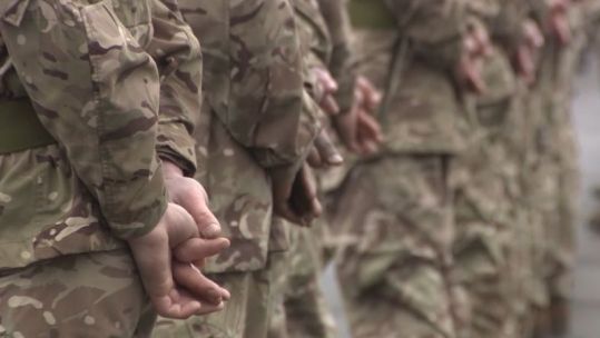 Anonymous British Army personnel CREDIT BFBS