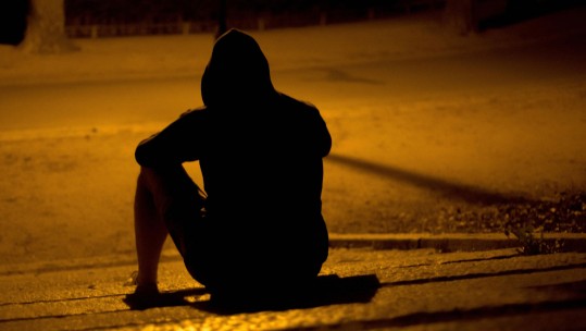Anonymous man in a hoodie