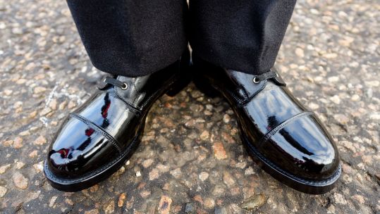 Anonymous Grenadier Guards boots
